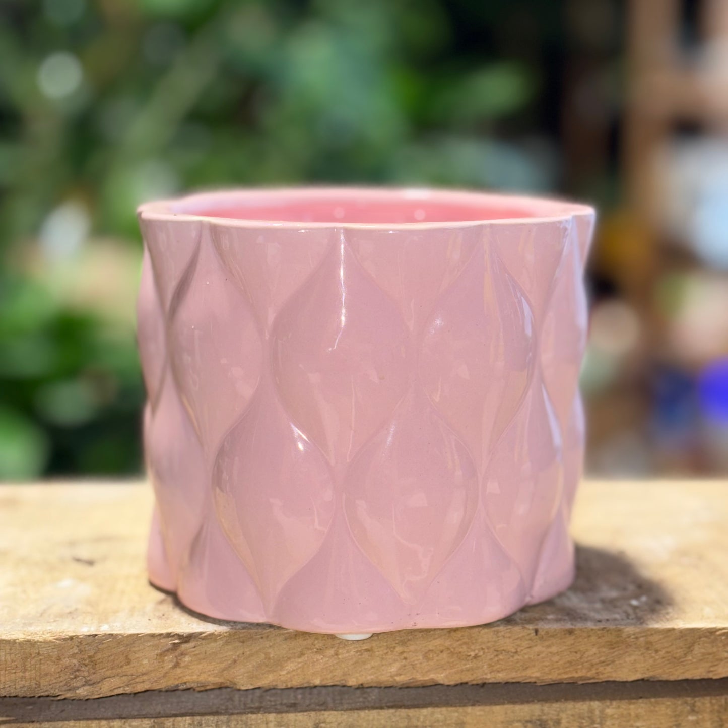 Ceramic Diamond Pot 12cm