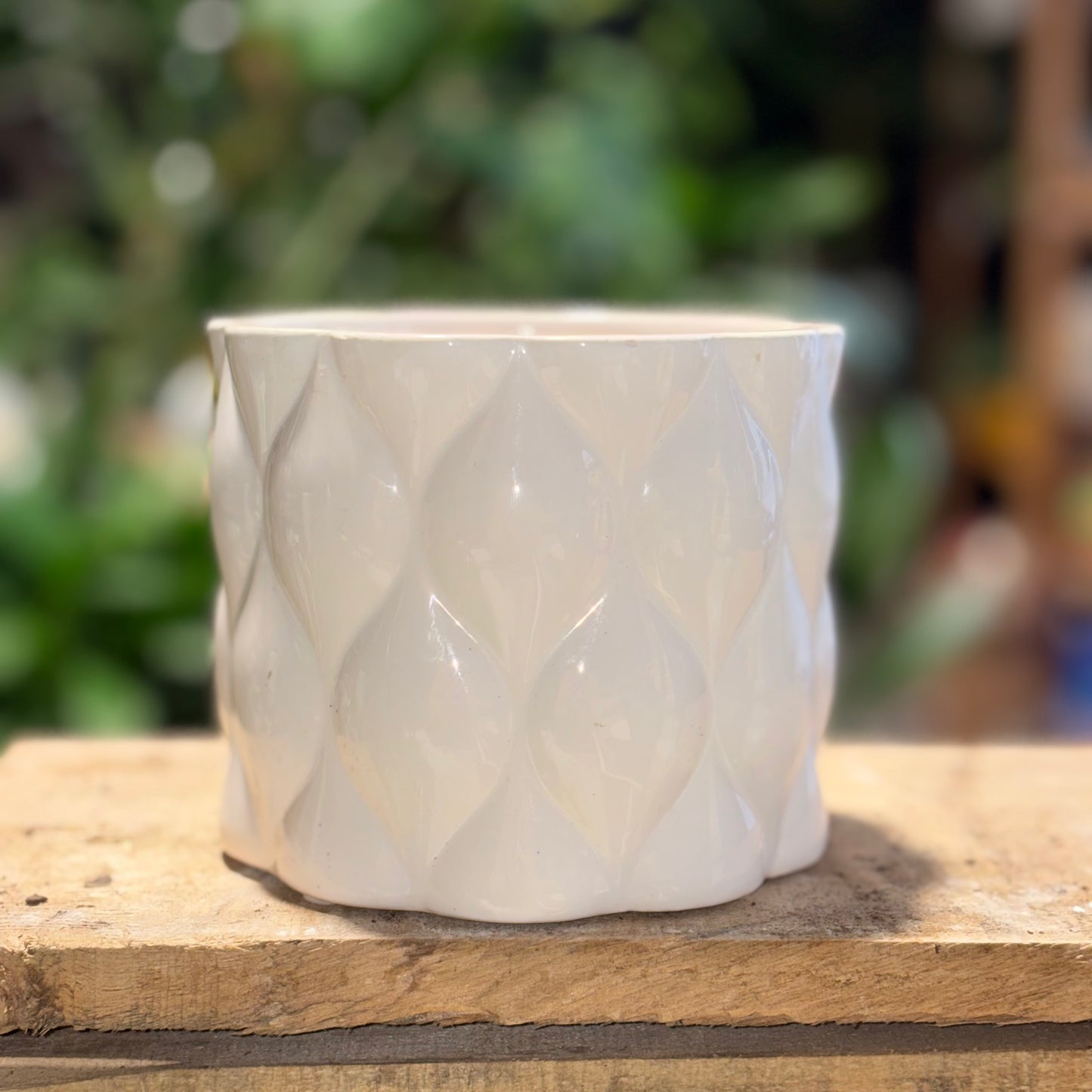 Ceramic Diamond Pot 12cm