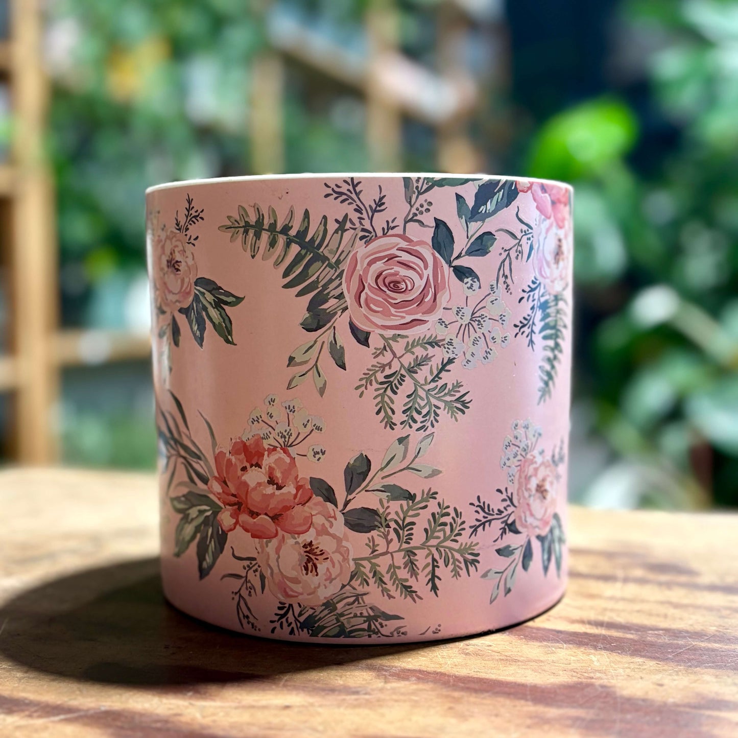Pink Rose Ceramic Pot 15cm