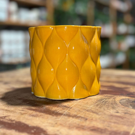 Ceramic Diamond Pot 12cm